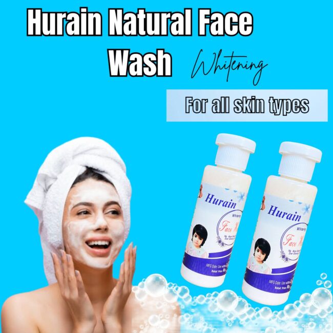 🌼 Hurain Natural Whitening Face Wash – Bright, Fresh & Radiant Skin.